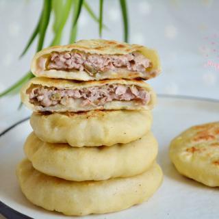 豬肉榨菜餡餅 - 菜譜大全 - 美食天下